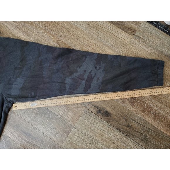 Victoria Sport Women's S Gray Camo Jogger Sweat Pants Elastic Waist Slit Pocket - Picture 7 of 12